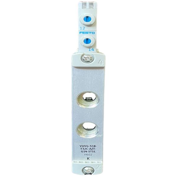 Válvula tamanho nominal S18 (18mm), duas válvulas 3/2 NC, pilotagem externa acionada por solenoide - FESTO
