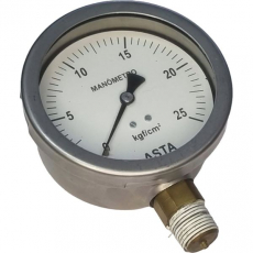 Manômetro ASTA 25kgf/cm2 Manômetro ASTA 25kgf/cm2