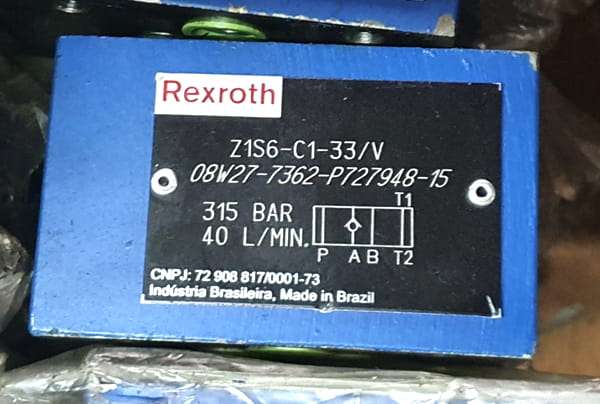 marca: REXROTH <br/>modelo: Z1S6C133V <br/>estado: seminova