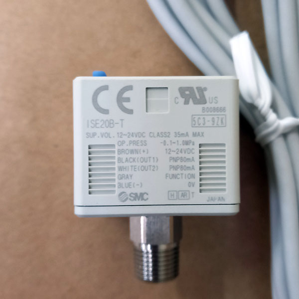 Pressostato <br/ >
Marca: SMC <br/ >
Modelo: ISE20B-T