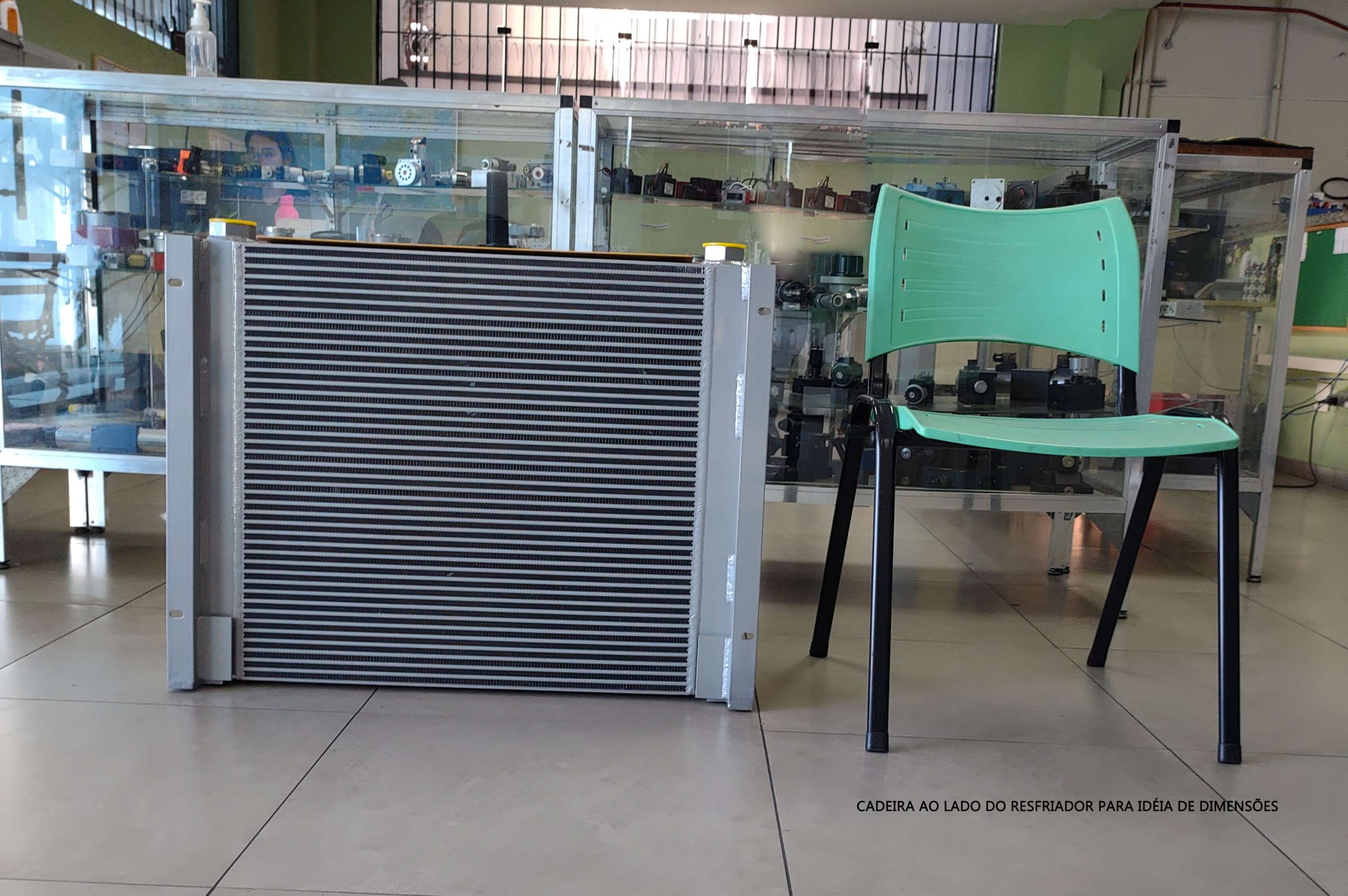 trocador de calor hidráulico, radiador para tanque hidráulico, resfriador para óleo do reservatório hidráulico, resfriador hidráulico, permutador de calor, resfriamento do óleo hidráulico, refrigerador industrial