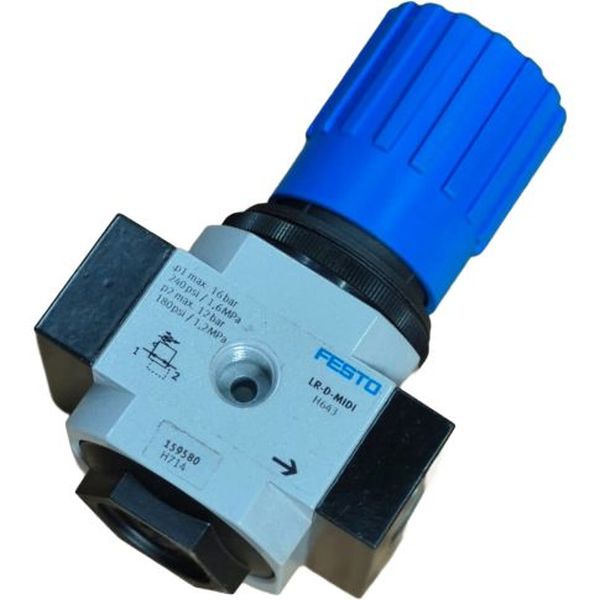 conexão 3/8, p1 máxima 16bar, p2 máxima 12bar, temperatura -10~60oC, meio ar comprimido, corpo zinco fundido, vedações Buna-N