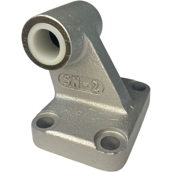 acessório para cilindro pneumático, cavalete para pistão pneumático, cavalete para atuador pneumático linear, componente para montagem de cilindro, fixação do cilindro, suporte para cilindro