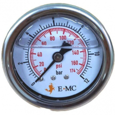 Manômetro EMC 174PSI 12BAR EYZN5001253-08G Manômetro EMC 174PSI 12BAR EYZN5001253-08G