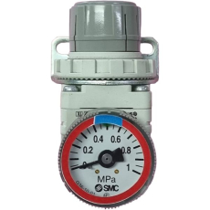 Regulador SMC com manômetro SMC G36-10-01 1Mpa usado Regulador SMC com manômetro SMC G36-10-01 1Mpa usado