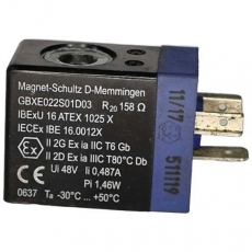 Bobina pneumática  MAGNET SCHULTZ GBXE022S01D03 48V 1,46W