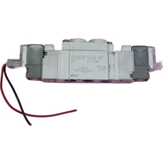 Válvula pneumática SMC SY5220-5LOZ-01 usada
