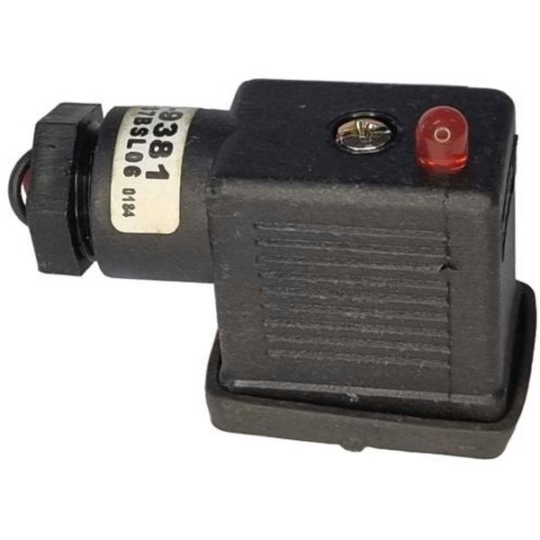 plugue simples sem LED, plug para bobina solenóide, conector para bobina elétrica, plugue para bobina pneumática, plugue para solenóide pneumática, plugue para a bobina da válvula pneumática, plug conector elétrico, plug para válvula solenóide