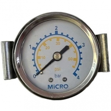 Manômetro MICRO 55PSI 4BAR Manômetro MICRO 55PSI 4BAR