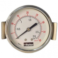 Manômetro PARKER 2.8BAR 40LBF/IN2 seminovo Manômetro PARKER 2.8BAR 40LBF/IN2 seminovo