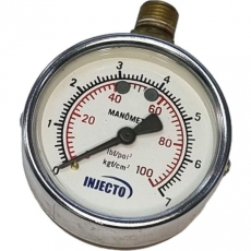 Manômetro INJECTO 100lbf/pol2 7kgf/cm2 Manômetro INJECTO 100lbf/pol2 7kgf/cm2
