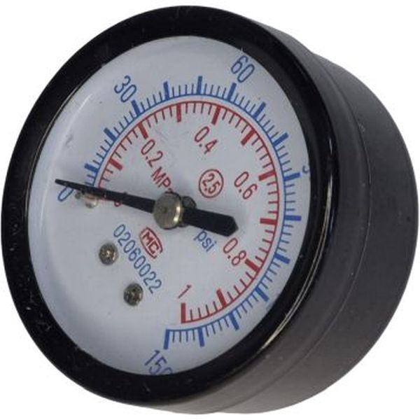 saída traseira, conexão rosca 1/4, diâmetro 50mm, fluido ar comprimido