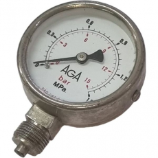 Manômetro AGA 15bar 1,5MPa usado Manômetro AGA 15bar 1,5MPa usado