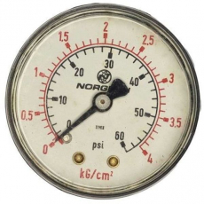Manômetro NORGREN 60psi 4kg/cm2 usado Manômetro NORGREN 60psi 4kg/cm2 usado