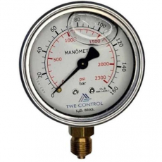 Manômetro TWE 2300psi 160bar Manômetro TWE 2300psi 160bar