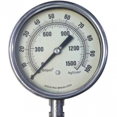 Manômetro 1500lbf/pol2 100Kgf/cm2 usado Manômetro 1500lbf/pol2 100Kgf/cm2 usado
