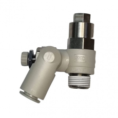 Válvula de retenção pilotada SMC 3/8X10mm com regulador de fluxo SMC ASP530F Válvula de retenção pilotada SMC 3/8X10mm com regulador de fluxo SMC ASP530F