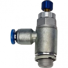 Regulador de fluxo GRLA-1/8-QS-4-RS-D 197580 1/8X4 -FESTO Regulador de fluxo GRLA-1/8-QS-4-RS-D 197580 1/8X4 -FESTO