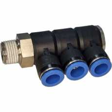 Distribuidor múltiplo QSLV3-1/2-12 Distribuidor múltiplo QSLV3-1/2-12