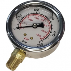 Manômetro GALLEYHILL GA635RL250 3500psi 250bar Manômetro GALLEYHILL GA635RL250 3500psi 250bar