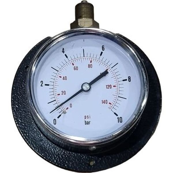 Saída por cima, com flange <br/>
Seminovo