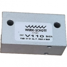 Válvula geradora de vácuo WERK SCHOTT V110 Válvula geradora de vácuo WERK SCHOTT V110