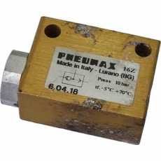 Válvula pneumática PNEUMAX 16Z 60418 usada Válvula pneumática PNEUMAX 16Z 60418 usada