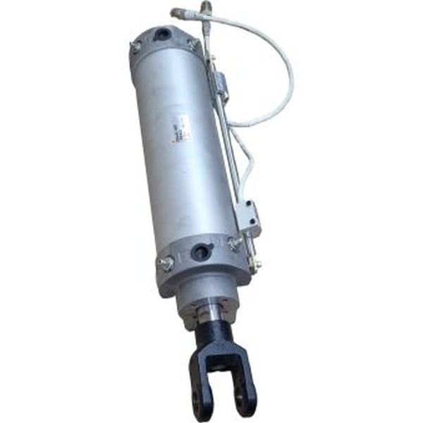 pistão pneumático, pistão com acessório, pistão com garfo, pistão com ponteira fêmea