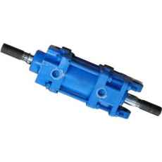 Cilindro pneumático KGF haste passante Cilindro pneumático KGF haste passante