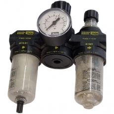 Conjunto lubrifil PARKER filtro A1531 regulador A15 61B lubrificador a1581 manômetro Conjunto lubrifil PARKER filtro A1531 regulador A15 61B lubrificador a1581 manômetro
