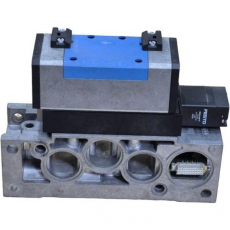 Válvula pneumática FESTO J-5/2-D-3-C seminova, placa intermediária FESTO MUH-ZP-D-3-L-24G seminova Válvula pneumática FESTO J-5/2-D-3-C seminova, placa intermediária FESTO MUH-ZP-D-3-L-24G seminova