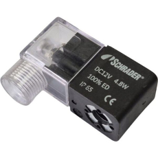 Bobina pneumática SCHRADER DC12V 4.8W 100% ED IP 65 Bobina pneumática SCHRADER DC12V 4.8W 100% ED IP 65