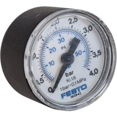 Manômetro de precisão FESTO MAP-40-4-1/8-EN 162842 58psi 4bar Manômetro de precisão FESTO MAP-40-4-1/8-EN 162842 58psi 4bar