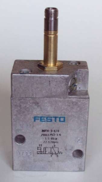 marca: FESTO <br/>modelo: MFH318 7802 <br/>estado: seminova