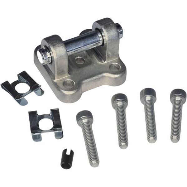 acessório para montagem de cilindro, acessório pneumático, suporte para fixação de cilindro, acessório de fixação traseira de cilindro, flange para montagem de cilindro
