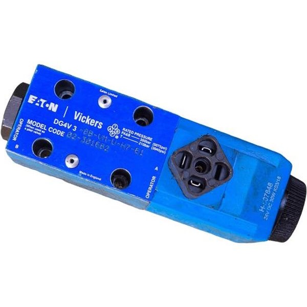 válvula direcional, válvula com bobina 24VDC 30W