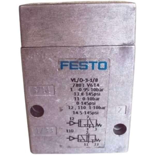 marca: FESTO <br/>modelo: VLO318 <br/>estado: seminova