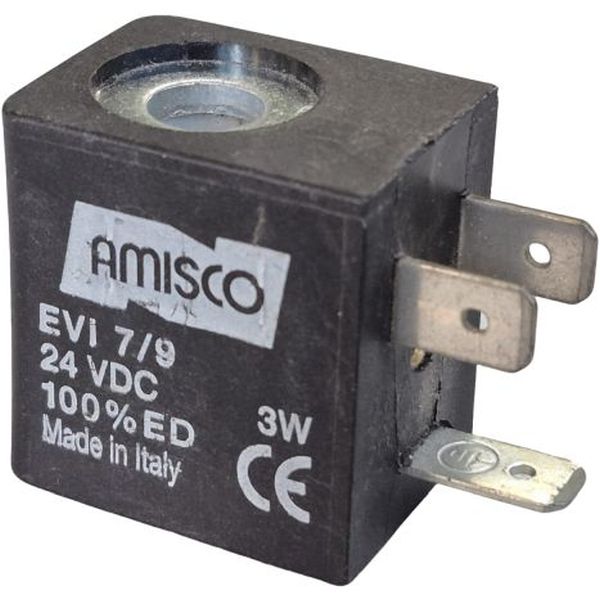 tensão 24VDC, potência 3W, 100% ED, encapsulada