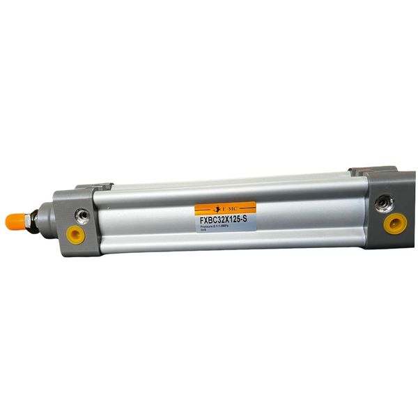 Cilindro pneumático 32x125mm, pressão de 9 bar, velocidade de 800 mm/s - EMC