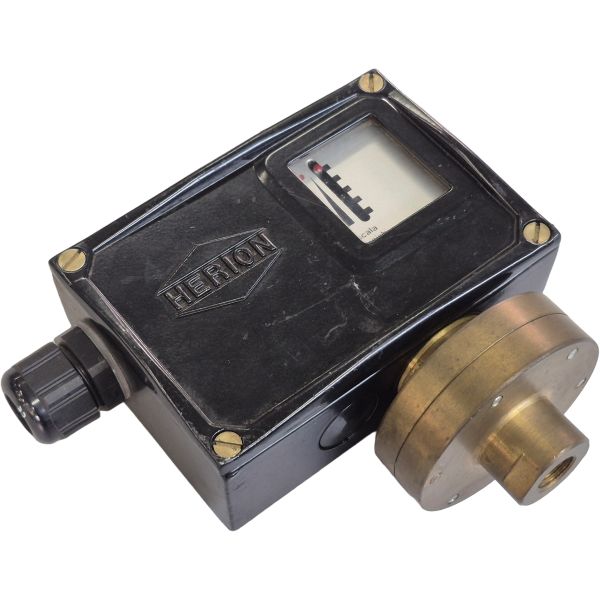 faixa de trabalho 0,05 a 2,5 bar , para gases ou líquidos neutros, corpo de aço zincado, vedações NBR, conexão G1/4 rosca interna