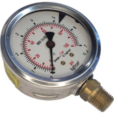 Manômetro WIKA 100psi 7kgf/cm2 Manômetro WIKA 100psi 7kgf/cm2