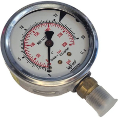 Manômetro WIKA 300psi 20kgf/cm2 Manômetro WIKA 300psi 20kgf/cm2