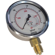 Manômetro WIKA 3750psi 250kgf/cm2 Manômetro WIKA 3750psi 250kgf/cm2