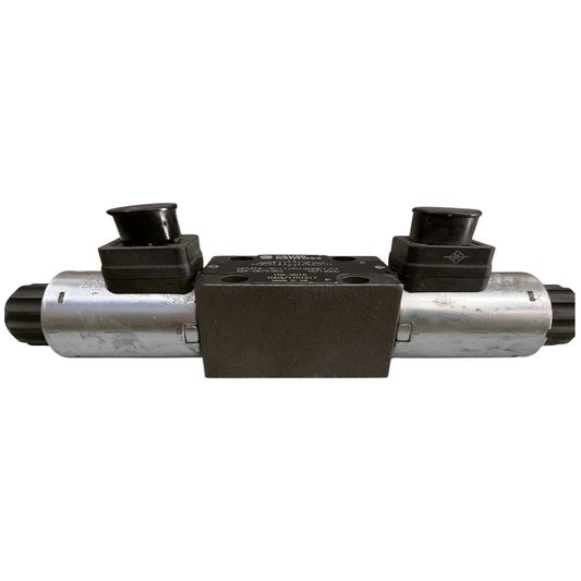 Válvula direcional hidráulica DC03-3C11/01200E1/M - SAUER DANFOSS Válvula hidráulica, 4/3 vias, tensão 12 vdc, vazão 60l/min, pressão de 315 bar, ISO 4401 - SAUER DANFOSS