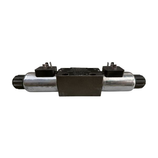 Válvula direcional hidráulica DV03-3Z11550E5 - SAUER DANFOSS Válvula Hidráulica, válvula direcional 4/3 vias, solenoide duplo, tensão 24 VDC, pressão de até 315 bar, vazão nominal de 60 L/min - SAUER DANFOSS