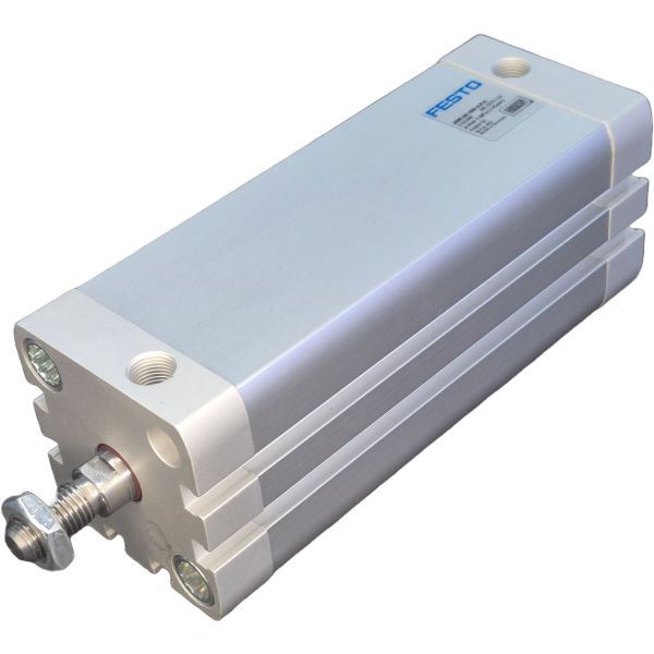 diâmetro 40mm, curso 100mm, dupla ação, rosca externa, detecção de posição, norma ISO, fluido ar comprimido