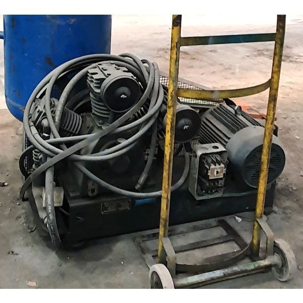 compressor industrial, compressor para ar comprimido, compressor usado, compressor adquirido em leilão