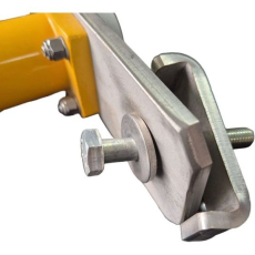 Cilindro pneumático FESTO DNCB-40-80-PPV-A 532740 com guia e suporte - seminovo Cilindro pneumático FESTO DNCB-40-80-PPV-A 532740 com guia e suporte - seminovo