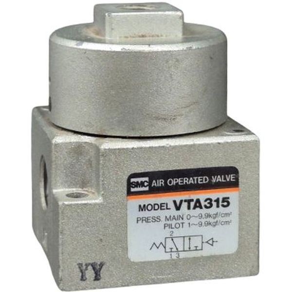 3 vias, 2 posições, operação com ar, pressão máxima principal/piloto 9,9kgf/cm2