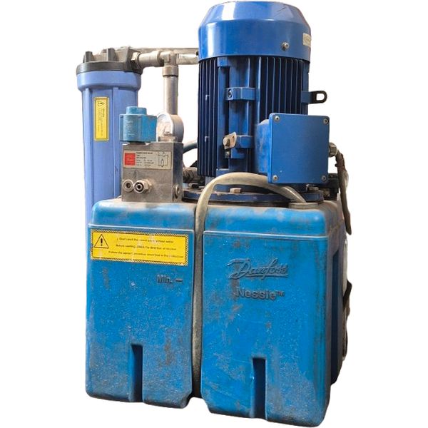 tanque danfoss, motor elétrico , filtro, man&ocirc;metro